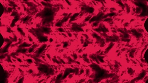 Abstract Red Energy Waves Flowing In Seamless Motion Against Black Backgrou.. Stock Footage 340912451