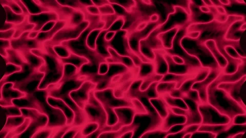 Abstract Red Energy Waves Flowing Through Black Space with Copy Area Stock Footage 340940686