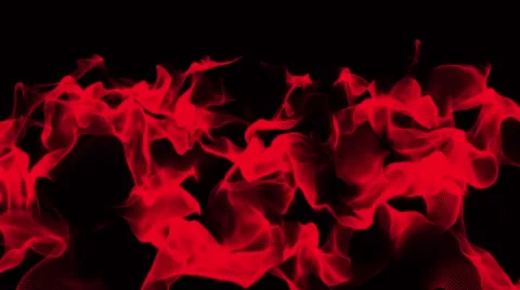 Abstract Red Flames Stock Footage 44137827