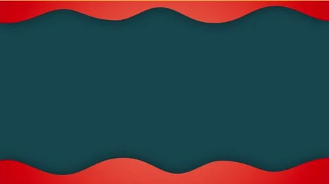 Abstract red flat wave animation Stock Footage 58192937