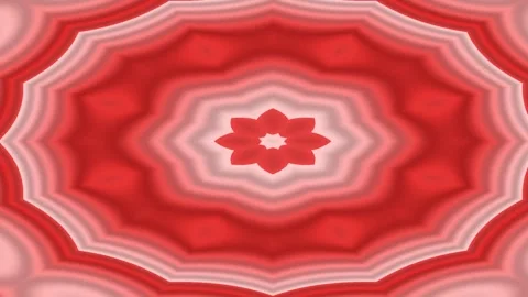 Abstract Red Floral Pattern Swirling Textures Видео 330120606