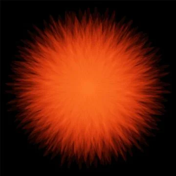 Abstract red flower Stock Illustration