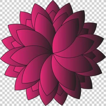 Abstract red flower Stock-Illustration