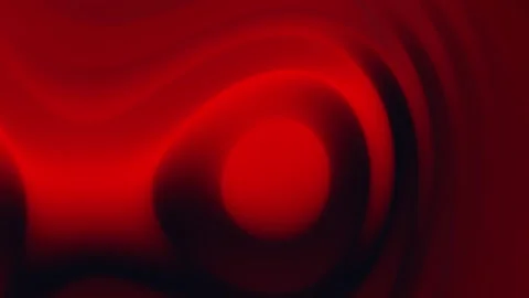 Abstract red flowing liquid shapes smooth soft dark gradients modern art. Stock Footage 336288292