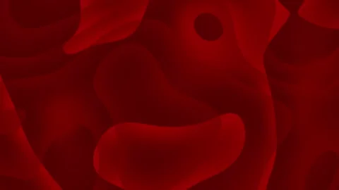 Abstract red flowing shapes form a textured background. Stock Footage 296226910