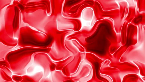Abstract red fluid swirls create a dynamic textured background. Stock Footage 301743644