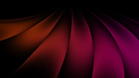 Abstract Red Fractal Wave Background with Dynamic Light Lines Video stock 339341350