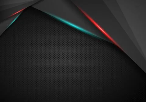 Abstract red frame with steel texture hole pattern sports tech modern templat 스톡 일러스트