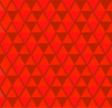 Abstract red geometric background from triangles Stock Illustration