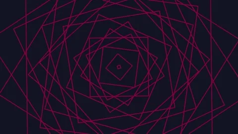 Abstract Red Geometric Network Lines Technology Background Animation for Da.. Stock Footage 341059465