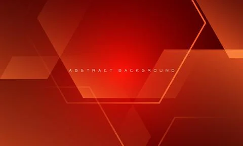 Abstract red geometric overlap design modern futuristic technology background Stock Illustration