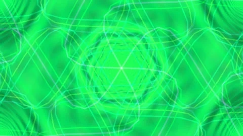 Abstract Red Geometric Pattern Background - Sacred Geometry, Hypnotic Motion Stock Footage 331992072