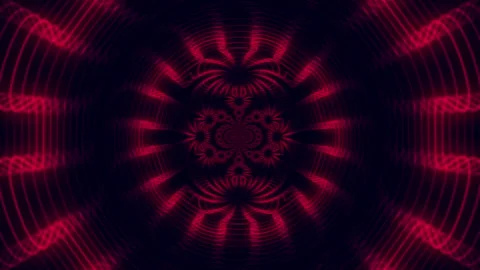 Abstract Red Geometric Pattern Seamless Loop Background Video stock 331785198