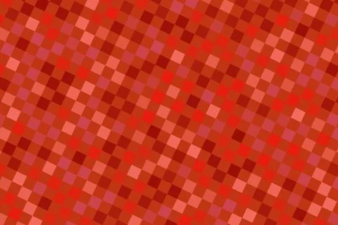 Abstract red geometric pattern with squares and pixels 스톡 일러스트
