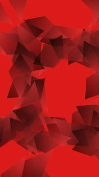 Abstract Red Geometric Polygon Background Pattern 스톡 일러스트
