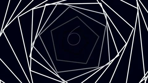 Abstract red geometric polygon pattern connecting nodes background design Video stock 342094640