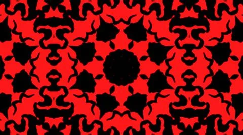 Abstract red geometric seamless pattern background. Abstract Stripes Kaleidos Stockillustratie