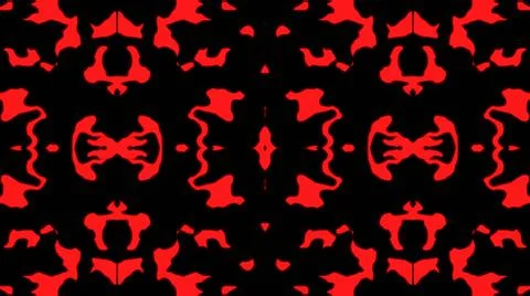 Abstract red geometric seamless pattern background. Abstract Stripes Kaleidos Stockillustratie