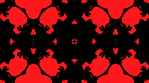 Abstract red geometric seamless pattern background. Abstract Stripes Kaleidos Illustrazione stock