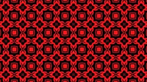 Abstract red geometric seamless pattern background. Abstract Stripes Kaleidos Stockillustratie