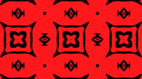 Abstract red geometric seamless pattern background. Abstract Stripes Kaleidos Stockillustratie