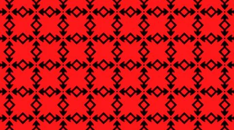 Abstract red geometric seamless pattern background. Abstract Stripes Kaleidos Stockillustratie