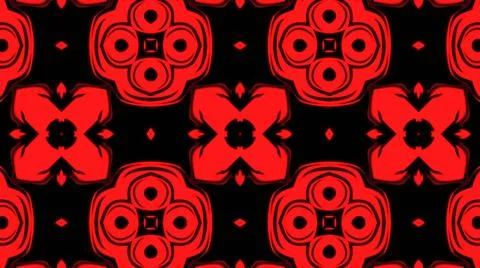 Abstract red geometric seamless pattern background. Abstract Stripes Kaleidos Stockillustratie