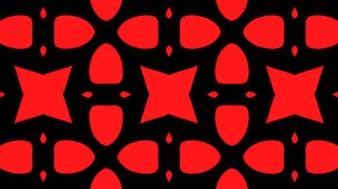 Abstract red geometric seamless pattern background. Abstract Stripes Kaleidos Stockillustratie