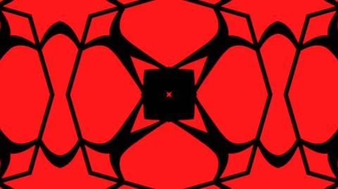 Abstract red geometric seamless pattern background. Abstract Stripes Kaleidos Stockillustratie