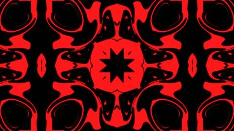 Abstract red geometric seamless pattern background. Abstract Stripes Kaleidos Stockillustratie