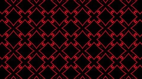 Abstract red geometric seamless pattern background. Psychedelic Colorful VJ b Stock Illustration