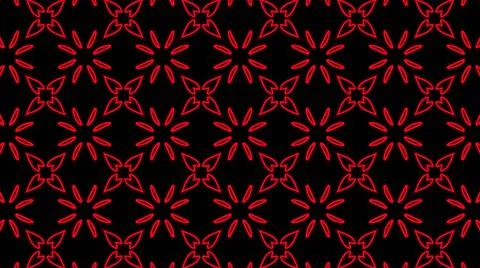 Abstract red geometric seamless pattern background. Psychedelic Colorful VJ b Stock Illustration