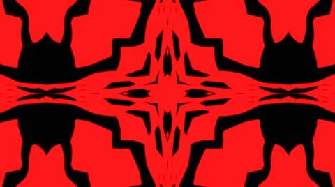 Abstract red geometric seamless pattern background. Psychedelic Colorful VJ b Stock Illustration