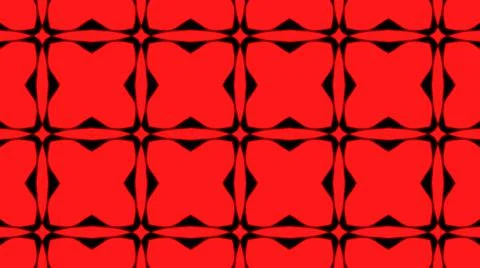 Abstract red geometric seamless pattern background. Psychedelic Colorful VJ b Illustrazione stock