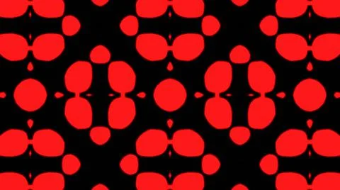 Abstract red geometric seamless pattern background. Psychedelic Colorful VJ b Stock Illustration