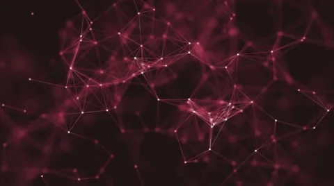 Abstract red geometrical background with lines and dots Stock-Footage 62842944