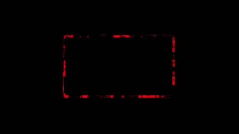 Abstract Red Glitch Frames appearing on black background with cinematic mot.. Video stock 341719713