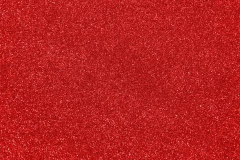 Abstract red glitter shiny bokeh background. Festive texture. 스톡 사진