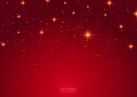 Abstract red glittery background design Stock Illustration