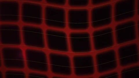 Abstract Red Glowing Grid Pattern Moving in Dark Space. Stock Footage 341803698