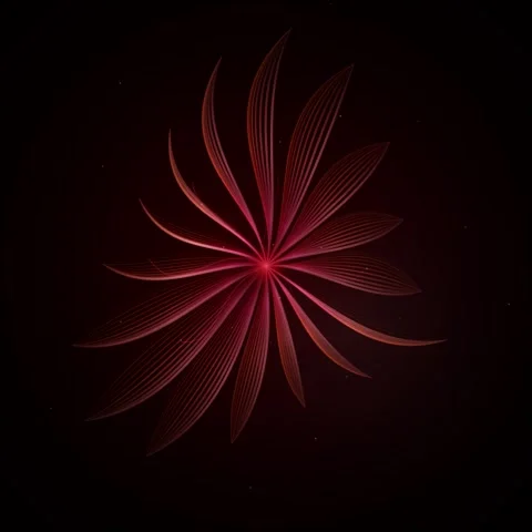 Abstract red glowing light burst background, futuristic energy wave effect Stock Footage 345689441