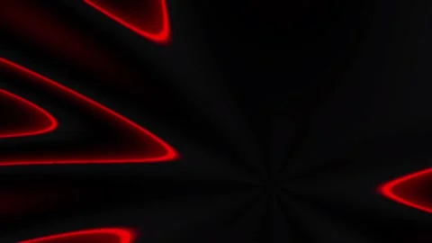 Abstract red glowing triangle lines flowing into copy space, text or logo o.. Stock Footage 297775760