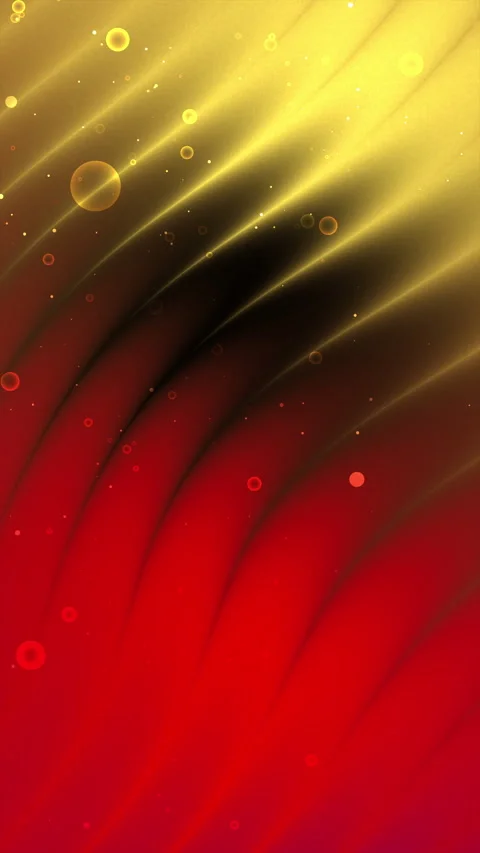 Abstract Red Gold Streaks Light Particles Bokeh Bubbles Motion Background Stock Footage 340513577