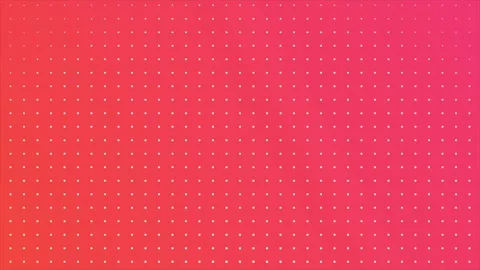 Abstract red gradient background, with pulsing white, dot grid pattern 스톡 동영상 347300911