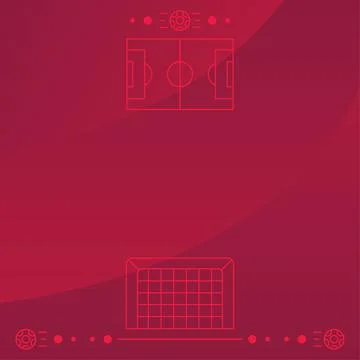 Abstract red gradient background vector. Sport, competition elements are show Illustrazione stock