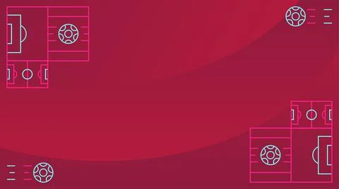 Abstract red gradient background vector. Sport, competition elements are show Illustrazione stock