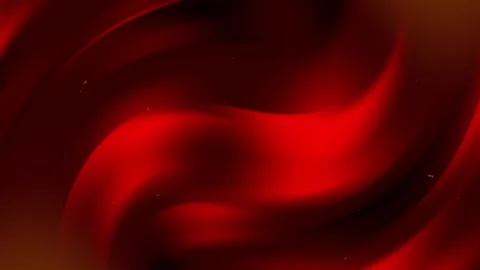 Abstract Red Gradient Twirl Animation with Smooth Flowing Waves Stock Footage 308464297