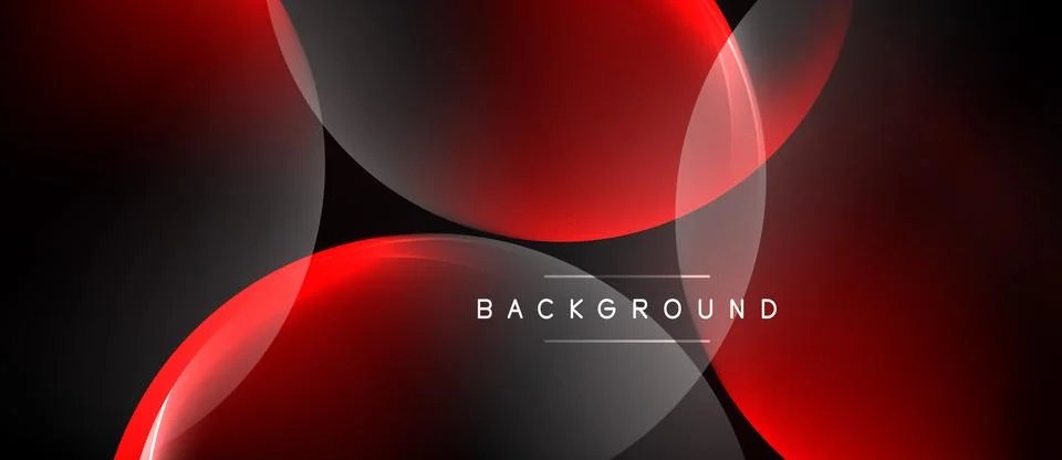 Abstract red, gray design. Smooth curves overlap creating dynamic visual ef.. Stock Illustration