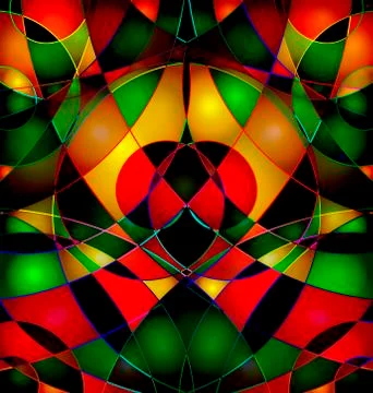 Abstract red green colored background Stock Illustration