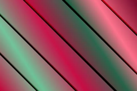 Abstract Red Green Diagonal Gradient Stripes Background Illustrazione stock